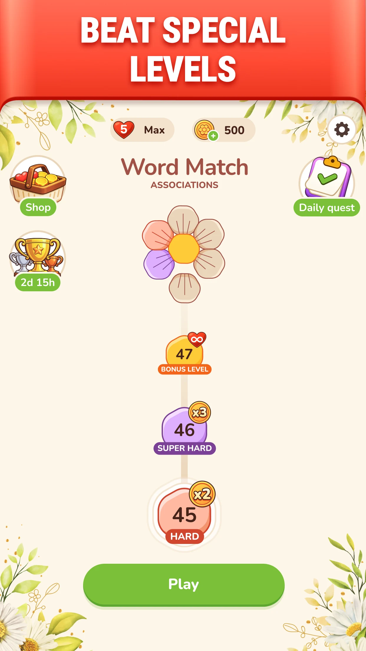 Word Match Associations Puzzle screenshot